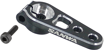Sanwa Aluminum Servo Horn Clamp - Black (23 teeth)