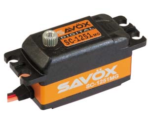 Savöx SC-1251MG Low Profile (0.09s/9.0kg/6.0V) Coreless Servo