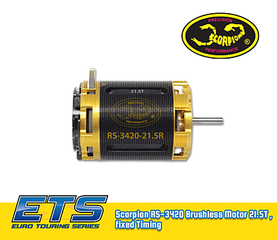 Scorpion RS-3420 Brushless Motor 21.5T , fixed Timing