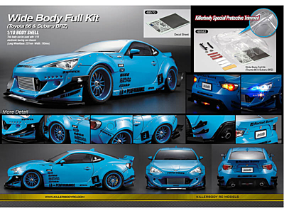 Killerbody 1/10 Subaru BRZ Wide Body Set 1