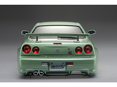 Killerbody 1/10 Nissan Skyline R34 Body (Green)