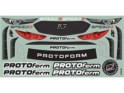PROTOform Speed3 1/10 190mm FWD Clear Body