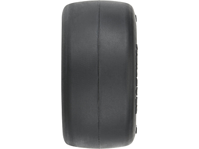 Pro-Line Reaction 1/16 Rear Tires MTD 8mm Black/Silver for Losi Mini Drag (2pcs)
