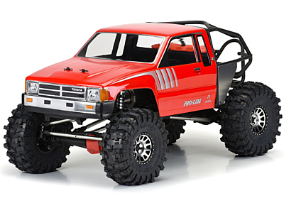 Pro-Line SCX6 1/6 1985 Toyota Hilux SR5 Cab-Only Clear Body