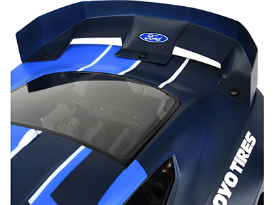 PROTOform Replacement Rear Wing for Mustang Body (Clear)