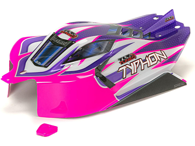 Arrma Typhon TLR Tuned Painted Decaled Trimmed Body (Pink/Purple)