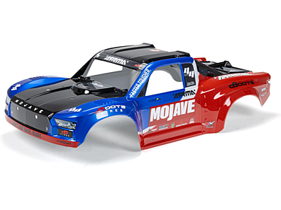 Arrma Mojave 4S Painted Decalled Trimmed Body (Blue, Red)