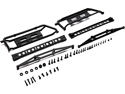 Axial Overland Bed Rack Set: Jeep JT