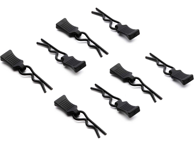 Axial Body Clip 6mm with Tabs (8pcs)
