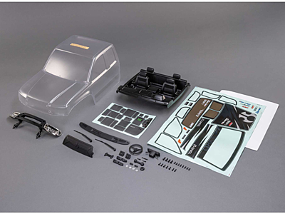 Axial SCX6 Trail Honcho Body and Interior Set (Clear)