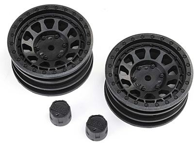 Axial 1.9" Black Rhino Primm Wheels 12mm Hex (Black, 2pcs)