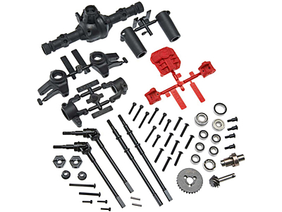 Axial AR44 Locked Axle Set Front or Rear Complete