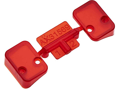 Axial Tail Light Lens (Red)