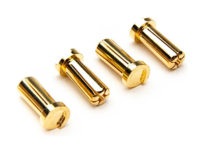 Dynamite Low Profile Connectors Bullet 5mm (4pcs)
