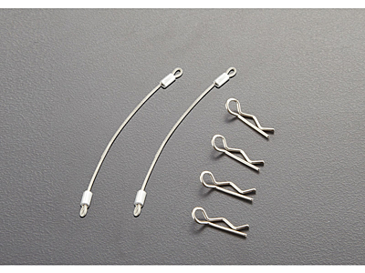 Killerbody Body Clips with 2 Metal Cords 80mm (4pcs)