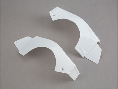 Losi Baja Ray Left and Right Rear Fender Set (White)