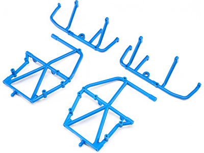Losi LMT Side Cage and Lower Bar (Blue)