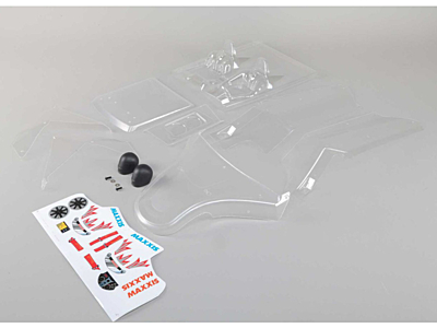 Losi DBXL-E 1/5 Clear Body Set with Sticker Sheet