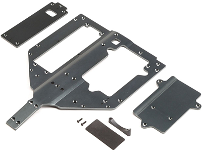 Losi Chassis Motor & Battery Cover Plates