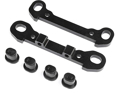 Losi DBXL 2.0 Rear Hinge Pin Braces (Black)