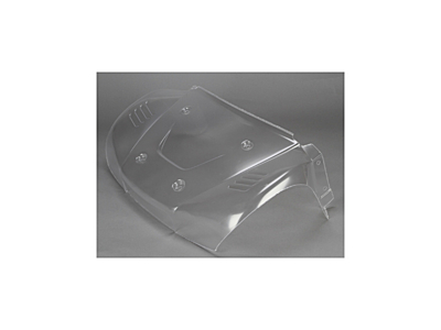 Losi Body Hood & Front Fenders Section (Clear)