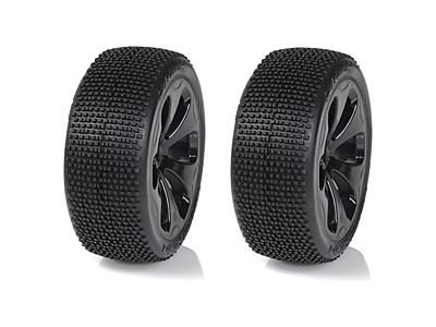 Medial Pro Racing Tires Mounted on Black Rims Razor M3 Soft (2pcs)