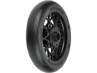 Pro-Line Supermoto S3 1/4 Motorcycle Front Tire MTD (Black)