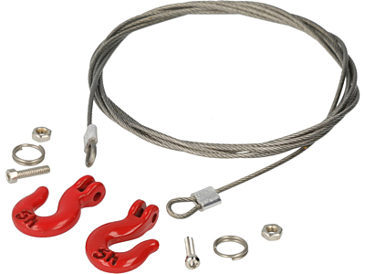 Robitronic Wire Rope with Heavy Duty Hooks