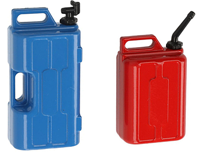 Robitronic Petrol and Water Can Decor Set