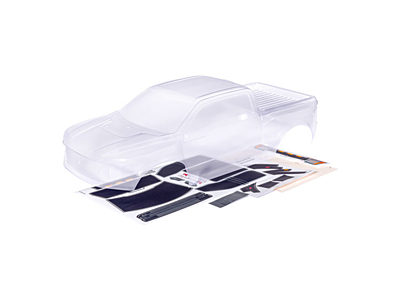 Traxxas Ford F-150 Raptor R Clear Body with Window, Decal Sheets