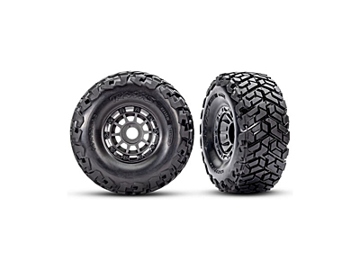 Traxxas 2.2/3.2" Belted Tires for Maxx Slash (Grey, 2pcs)