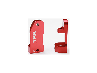 Traxxas Left & Right Aluminum Caster Blocks 30-deg (Red, 2pcs)