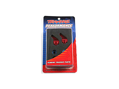Traxxas Aluminum Steering Blocks (pair, Red)