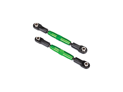 Traxxas Aluminum Camber Links Tubes with Rod Ends 83mm (Green, 2pcs)