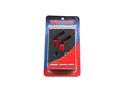 Traxxas Aluminum Stub Axle Carriers (2pcs, Red)