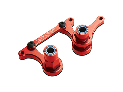 Traxxas Aluminum Steering Bellcranks and Drag Link (Red)