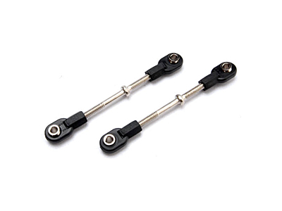 Traxxas Steering Linkage Turnbuckle 3x50mm with Short Rod Ends (4pcs)