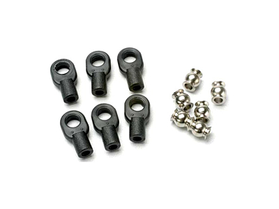 Traxxas Small Rod Ends with Hollow Balls (6pcs)