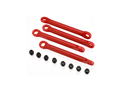 Traxxas Composite Push Rod (Red, 4pcs)