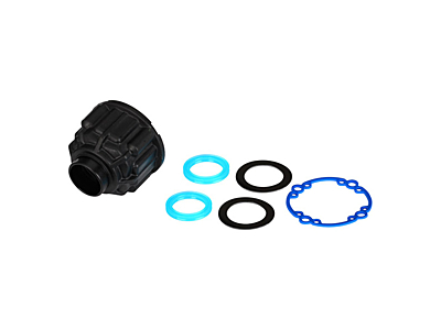 Traxxas Differential Carrier + X-Ring Gaskets & Ring Gear Gasket