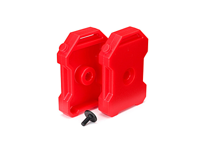 Traxxas Fuel Canisters (Red, 2pcs)