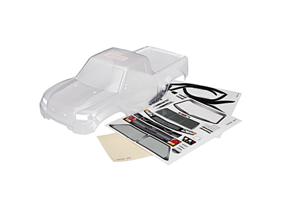 Traxxas TRX-4 Sport Body with Window Masks & Decal Sheet (Die-Cut for LED Light Kit, Clear)
