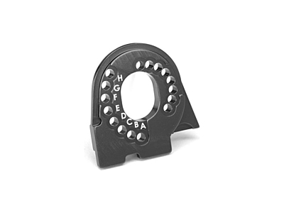 Traxxas Motor Aluminum Mount Plate (Charcoal Gray Anodized)