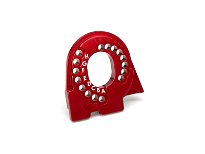 Traxxas Aluminum Motor Mount Plate (Red Anodized)