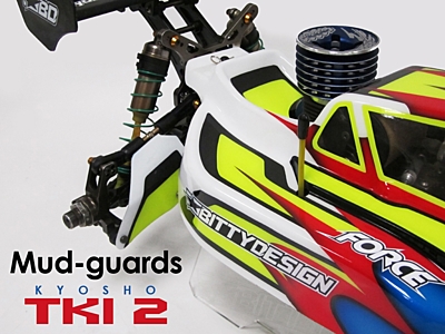 Bittydesign Clear Mud Guards for Kyosho MP9 TKI 2-3-4