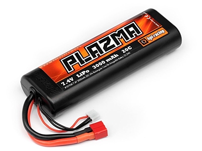 HPI Plazma 3000mAh 7.4V 2S 20C LiPo (T-Plug)