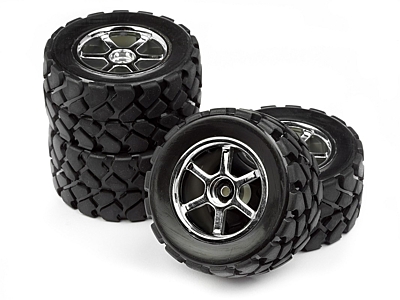 Mounted VT tire/wheel set (4pcs)