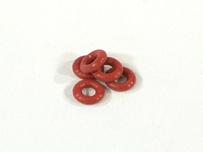 SILICON O-RING P-3(RED)(5 pcs)