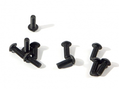 Button head screw M3x8mm hex socket/10pcs