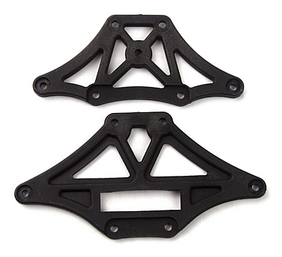 LRP S10 Blast BX/TX/MT/SC Front and Rear Upper Chassis Brace